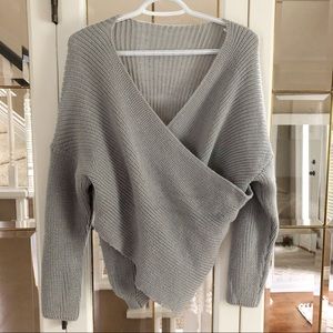 Cross Front Sweater